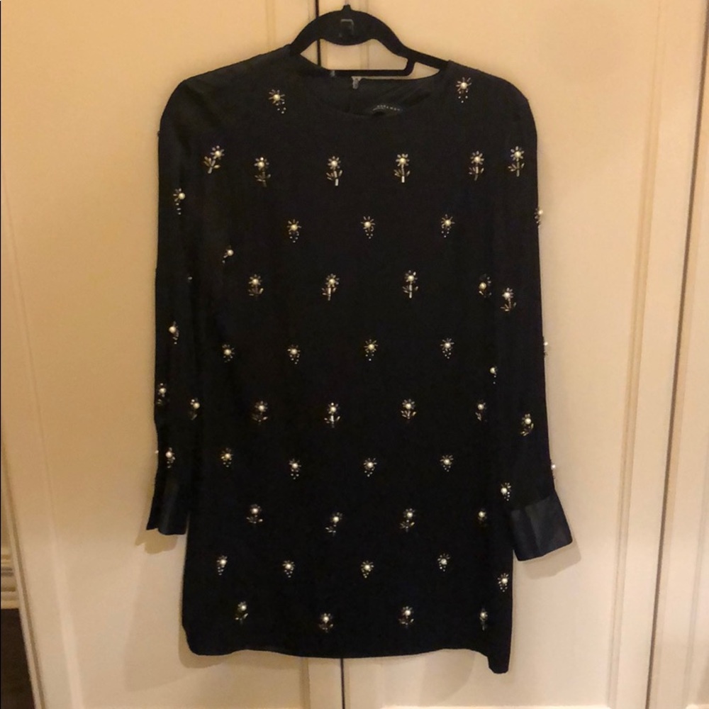 Zara Beaded Mini Dress